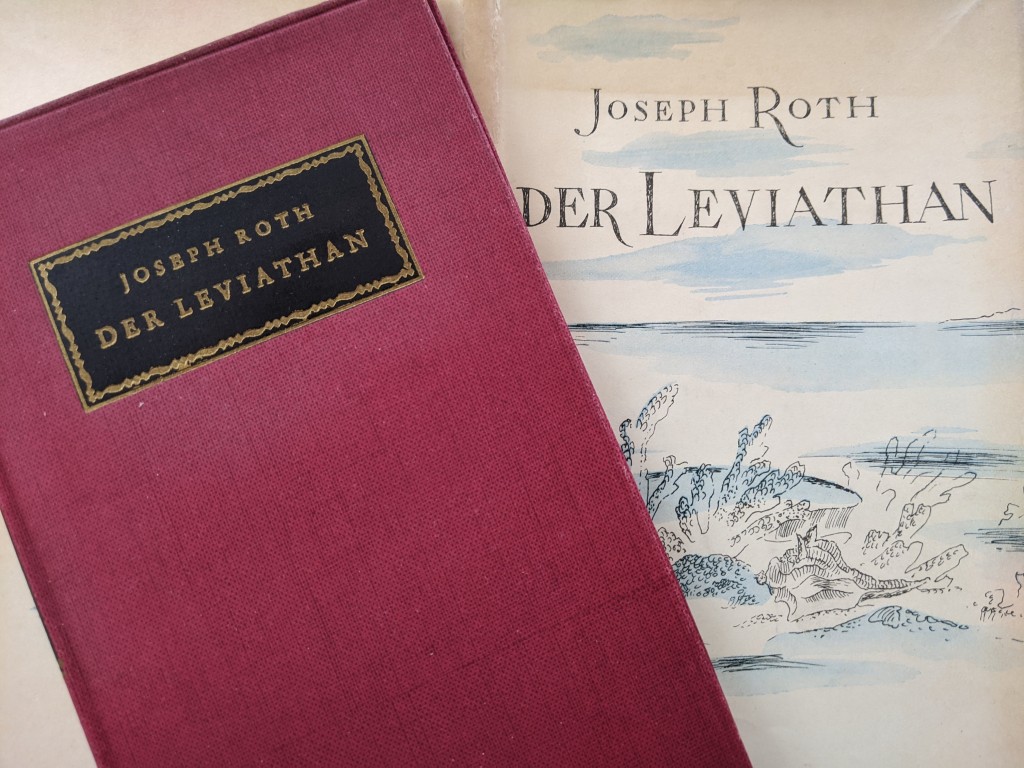 Joseph Roth: Der Leviathan; zweite Auflage 1947; mit Schutzumschlag
